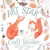 Art Star Bazaar Poster 8.75×11.25