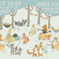 Art Star Spruce St Harbor Park Poster